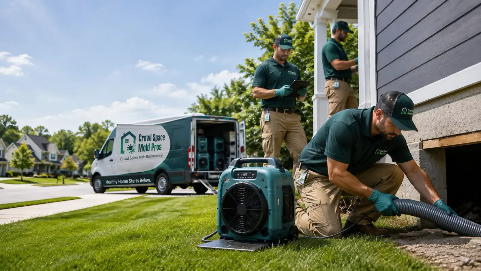 Crawl Space Mold Removal in Harrisonville, NJ